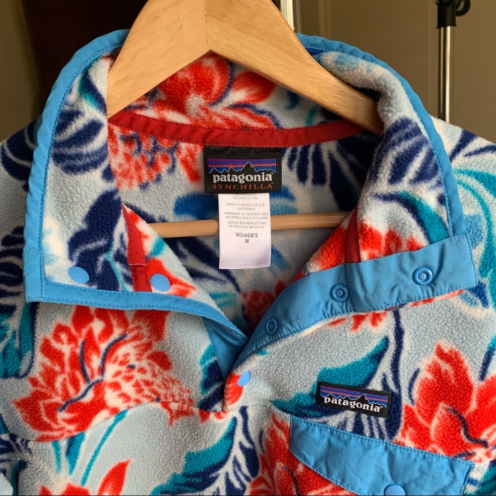 Patagonia Fleece Synchilla 1/4 Snap-T Pullover Sweater Jacket - Picture 4 of 4